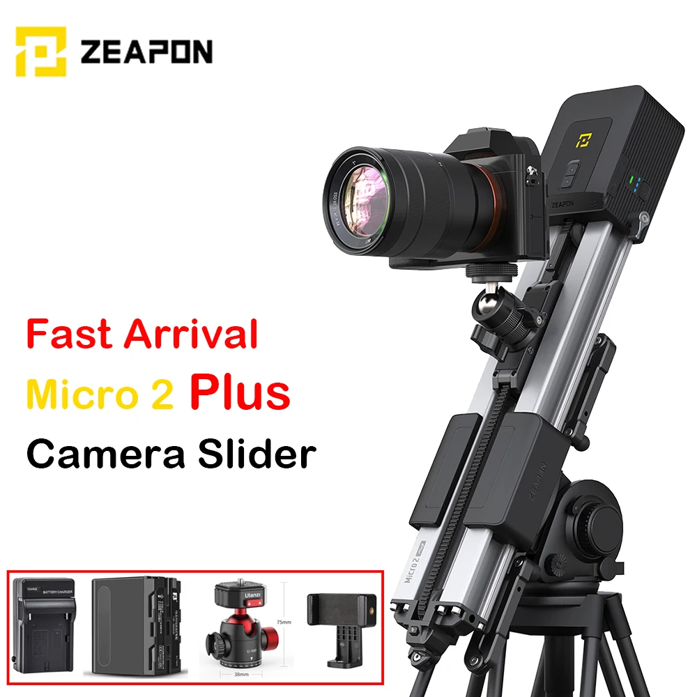 

Камера-слайдер Zeapon Micro 2 Plus DSLR, переносное расстояние в пути 54 см/21 дюйм, 4,5 кг