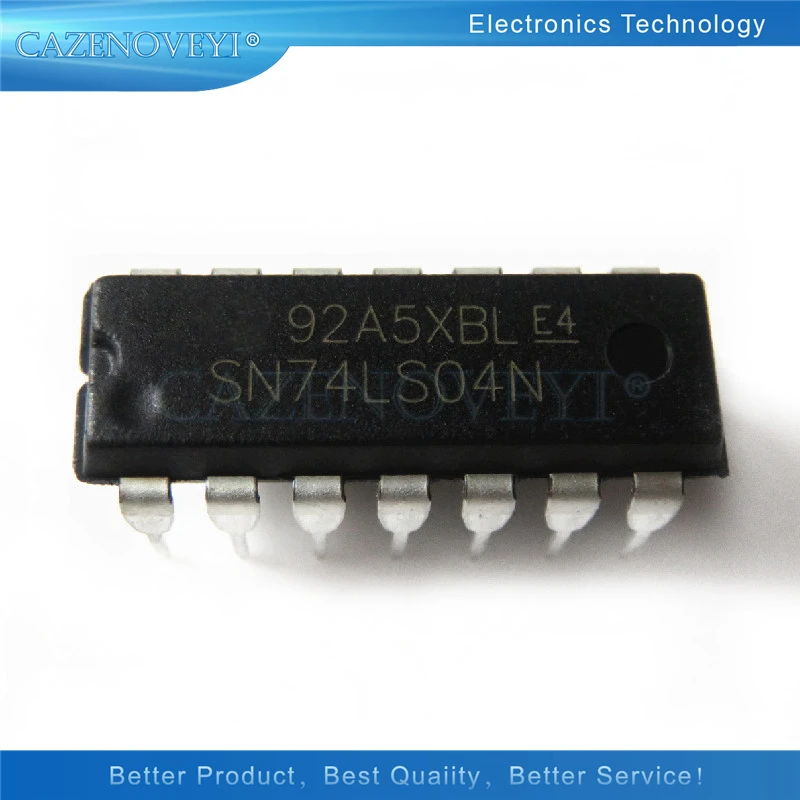 10 шт./лот SN74LS04N DIP14 SN74LS04 DIP 74LS04N 74LS04 14 HD74LS04P Новый и оригинальный IC в