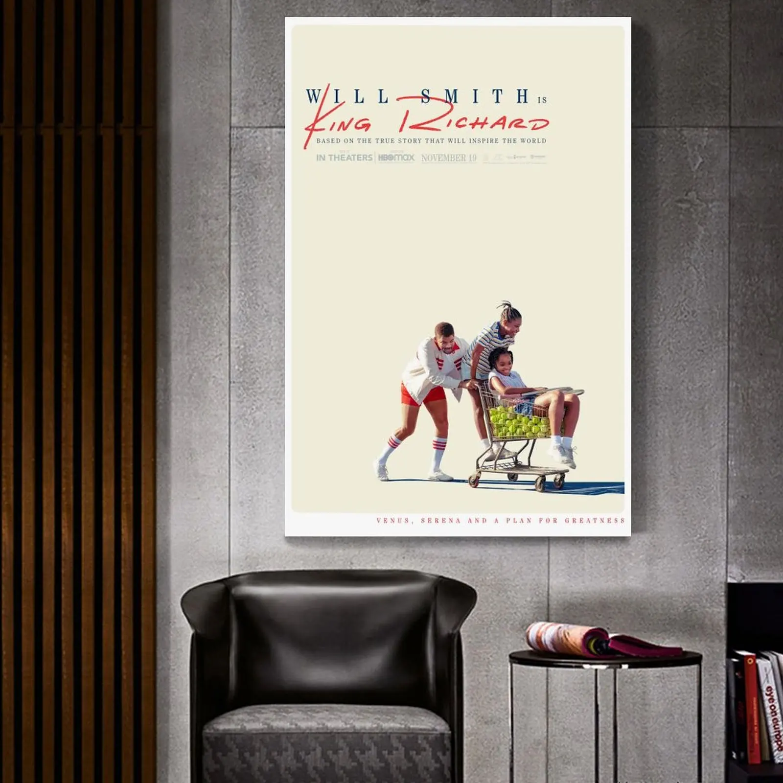 King Richard Movie Poster Decorative Painting Canvas Wall Art Living Room Posters Bedroom | &amp Calligraphy