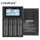 Зарядное устройство LiitoKala Lii-M4, 2021, с ЖК-дисплеем, универсальный, с интеллектуальным зарядом, универсальное, тестирование емкости, для батарей 18650, 26650, 18650, 21700, AAAAA, и т.д., 4 батареи