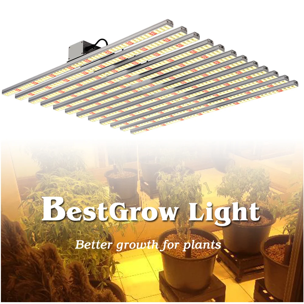 Led Grow Light bar quantum tech board Samsung LM301H 600W 900W полный спектр 3000K 3500K крытый свет для