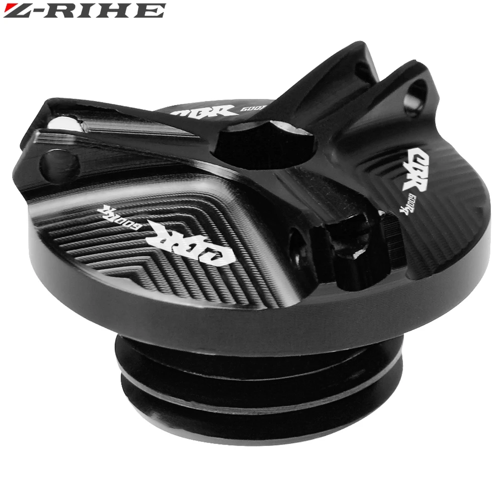 black M20 Moto Магнитный гоночный двигатель масляный топливный наполнитель крышки вилки для Honda CBR 600 RR CBR 600 RR CBR 600rr 2003 2004 2005 2006 2007 - Цвет: black