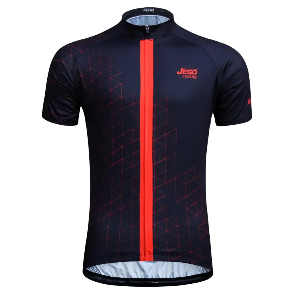 Мужская велосипедная рубашка Pro Team дышащая с коротким рукавом и защитой от пота