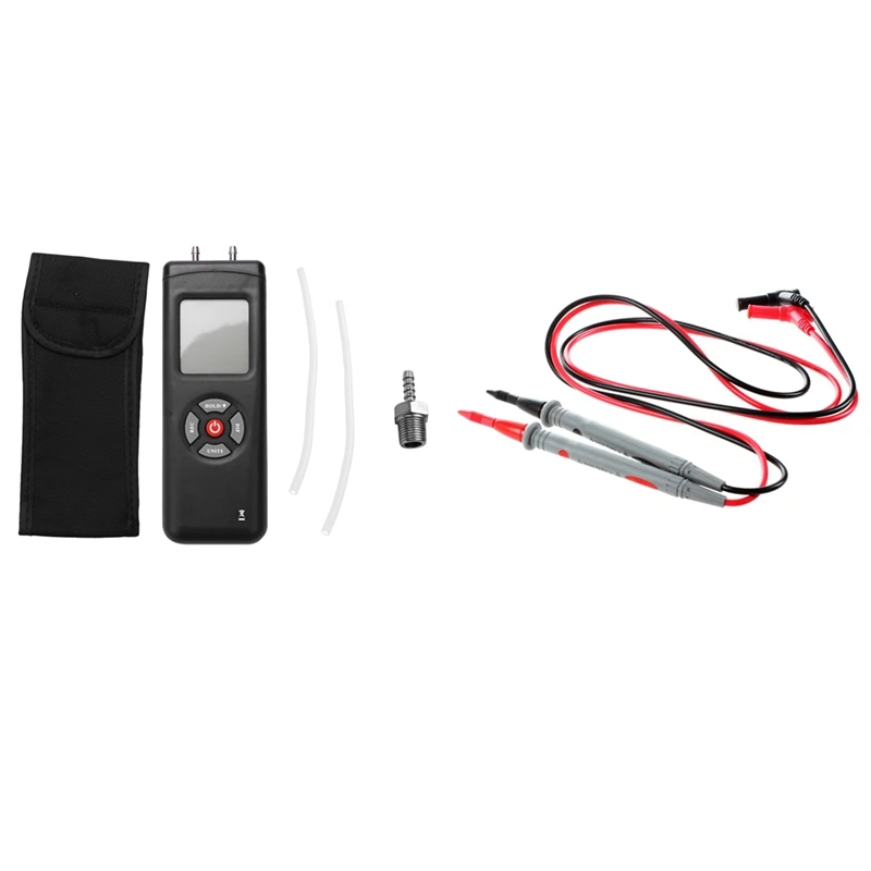 

Цифровой мультиметр с манометром, портативный, 1 пара