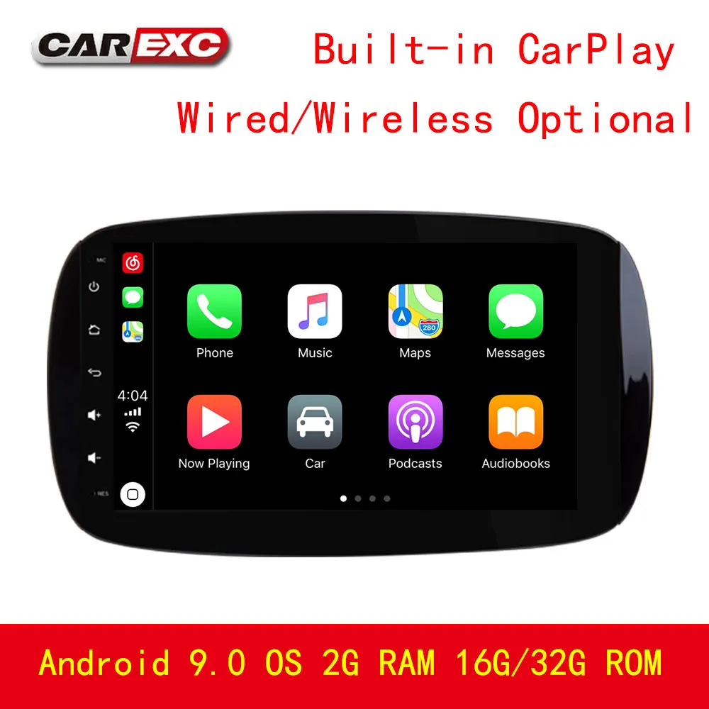 9 дюймов Android 0 автомобильное радио стерео системная навигация для Mercedes Benz smart Fortwo