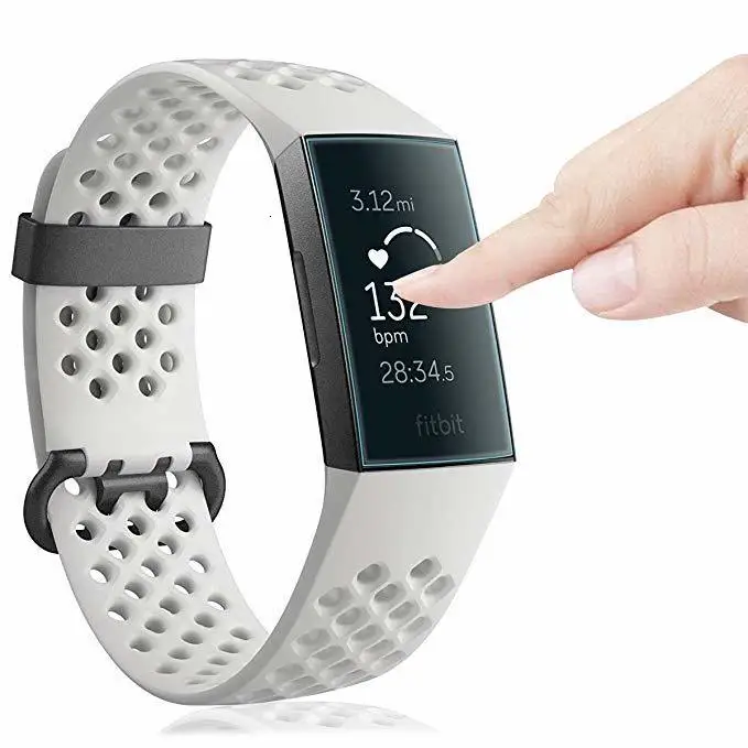 3 упаковки, силиконовая прозрачная защитная пленка из ТПУ для Fitbit Charge 3 Charge3, умный браслет с защитой от царапин, полная защитная крышка для экрана