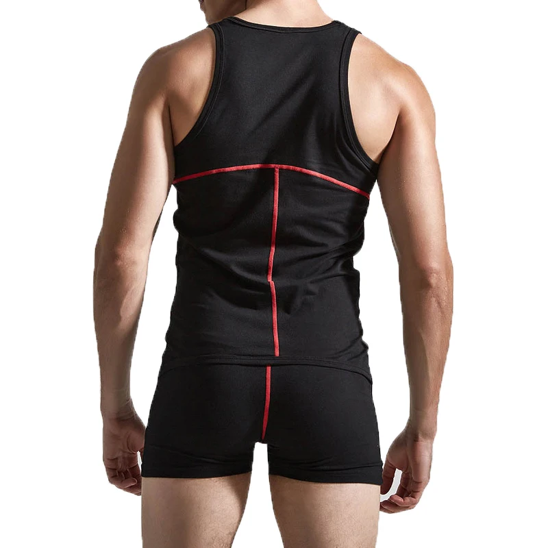 Мужские майки спортивные для фитнеса Слип боди чулок борцовка фуфайка