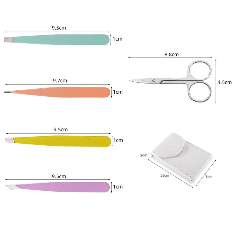5 шт./6 шт. Набор для бровей Модный профессиональный набор груминга инструмент