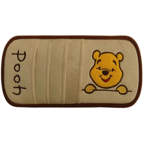 Чехол на руль автомобиля Винни-Пух автомобильные принадлежности сиденье с подставкой под голову ремень плечевой комплект козырька милые Мультяшные Автомобильные украшения - Color Name: 1 pcs