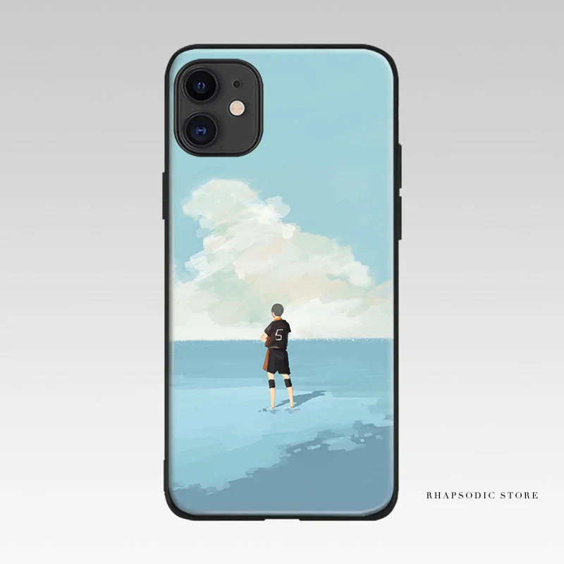 ryunosuke tanaka haikyuu anime phone case cover shell for iphone se 6 6s 7 8 6splus 7plus 8plus x xr xs 11 pro max free global shipping