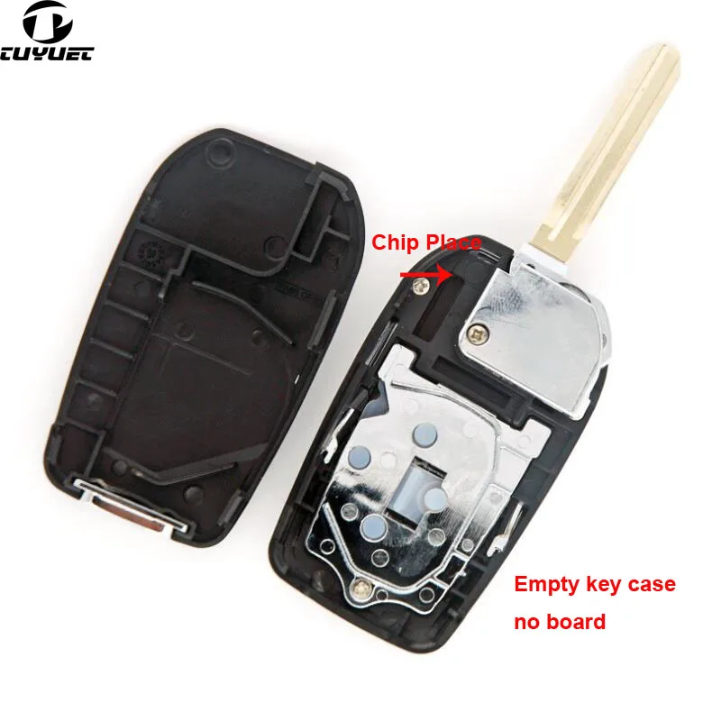 Новое поступление! 2 + 1 кнопочный Корпус ключа для Toyota AV4 Wish Camry Hiac Corolla