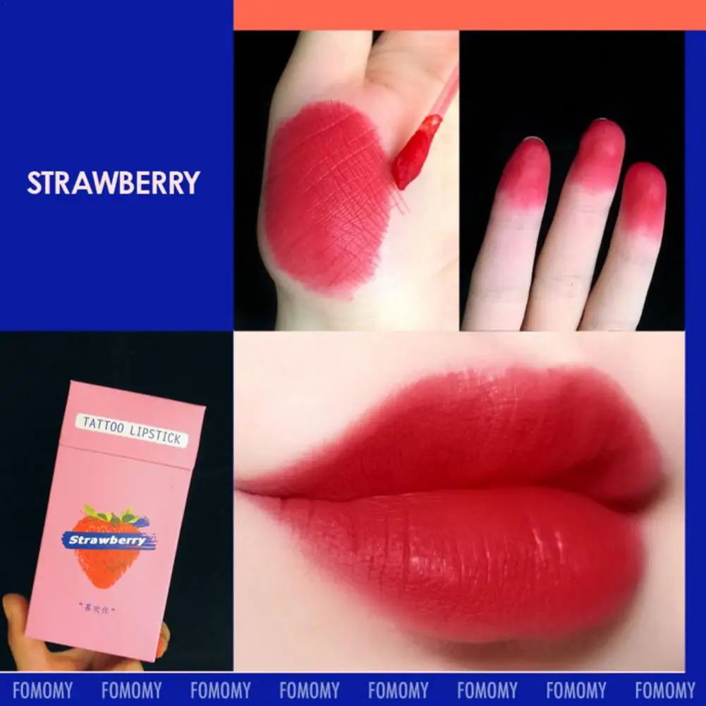 

20pcs New Hot Lipstick Cigarette Case Cotton Swab Lipsticks Long Lasting Waterproof Cosmetics for Women SMR88
