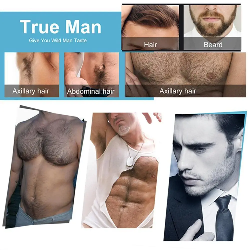 

Bellezon Beard Growth Kit Hair Growth Enhancer Thicker Oil Nourishing Essence Leave-in Conditioner Beard Care with Comb