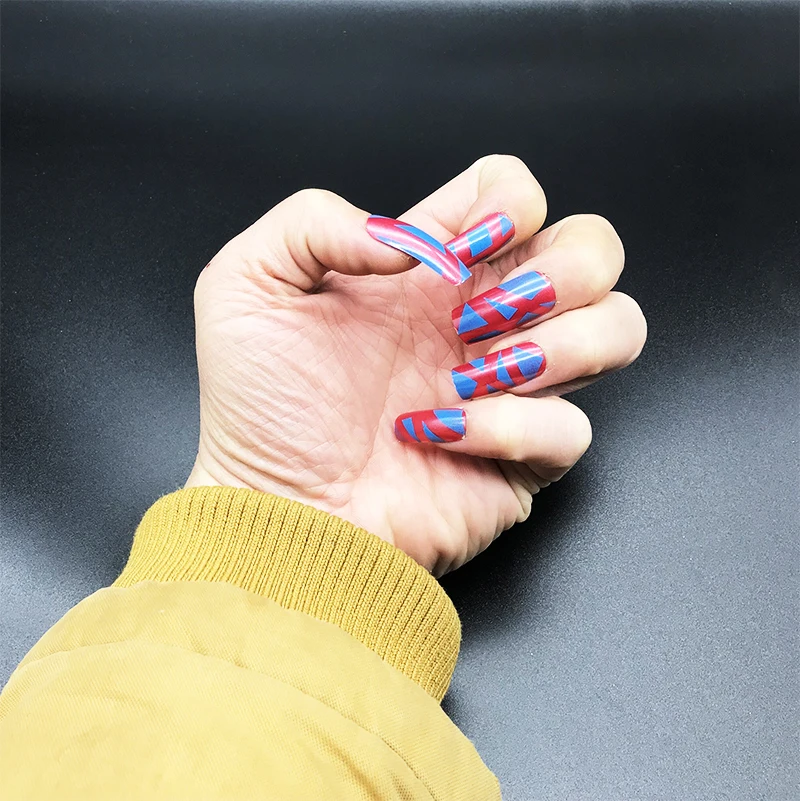 Накладные ногти на палочке накладные цветной гель для нанесения клея|Накладные