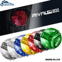 motorcycle aluminum engine oil filler cup plug cover cap screw for mv agusta rivale 800 b3 675 800 f3 675 800 2013 2014 2017