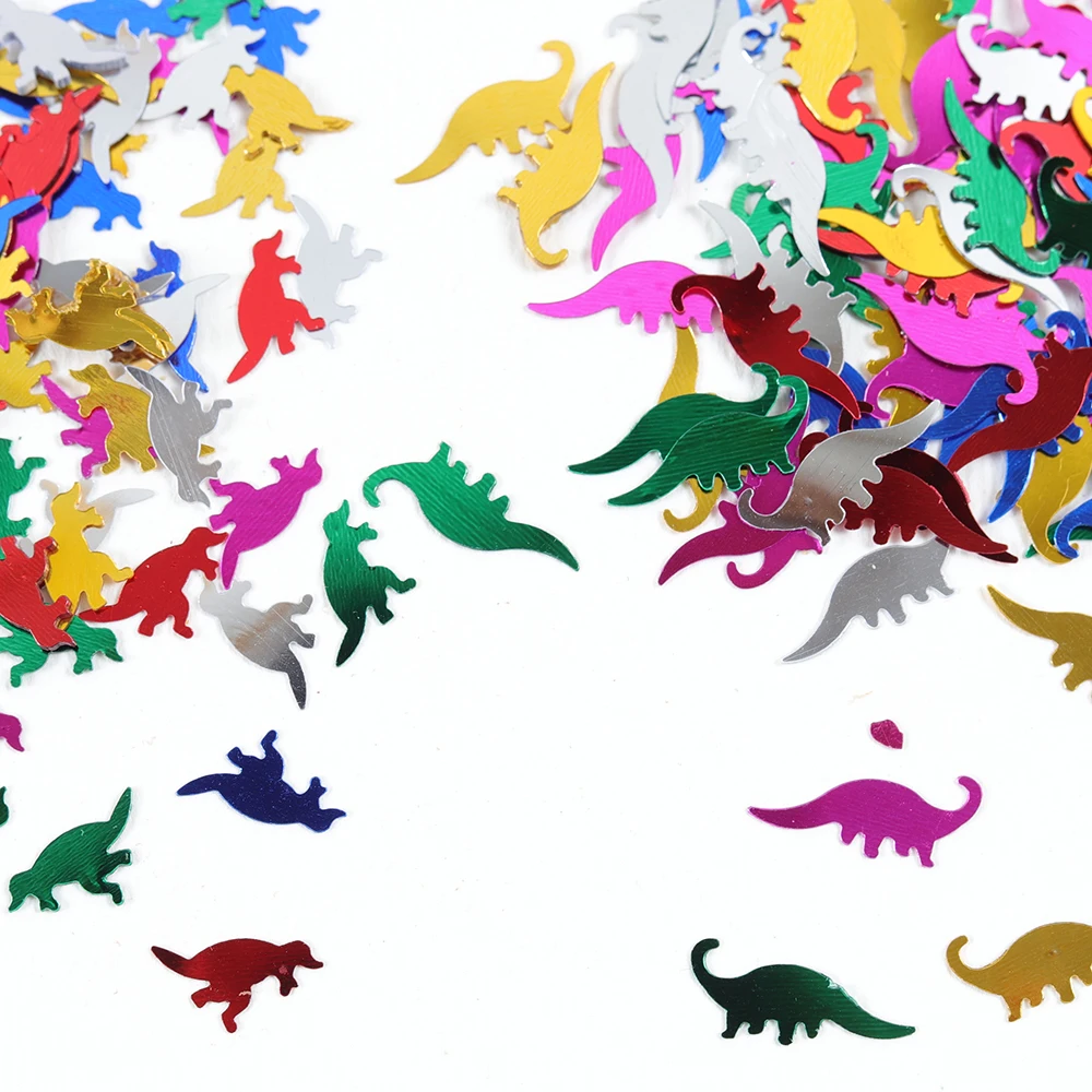 

15G Cute Animal Dinosaur Theme Confetti Multi-Color DIY Christmas Table Sequin Scatters Kids Birthday Party Balloon Decorations