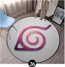 Круглый дверной коврик из аниме атака на Титанов ковер напольный для спальни