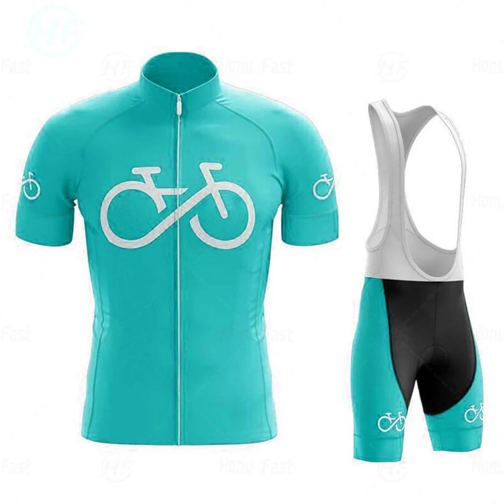 New 2020 Ropa Ciclismo Hombre Men's Cycling Clothing19D GEL Short Sleeve Suit Mountain Bike Wear Quick-drying Breathable | Спорт и