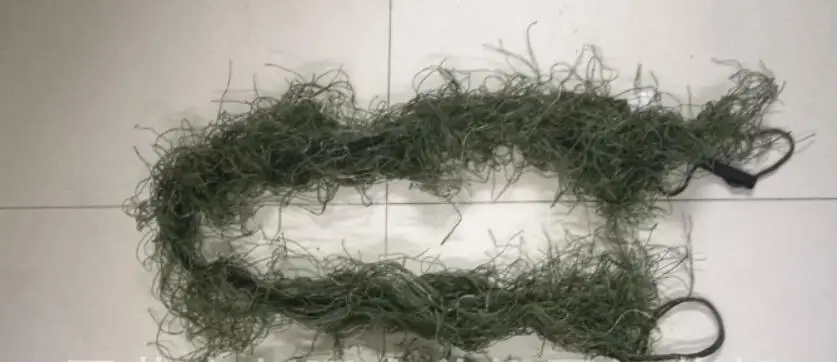 1,2 м эластичное синтетическое волокно Камуфляж Пистолет обертывание Ghillie Пейнтбол страйкбол винтовка камуфляж ружье винтовка обертывание Охотничьи аксессуары камуфляж ружье обертывание - Цвет: green