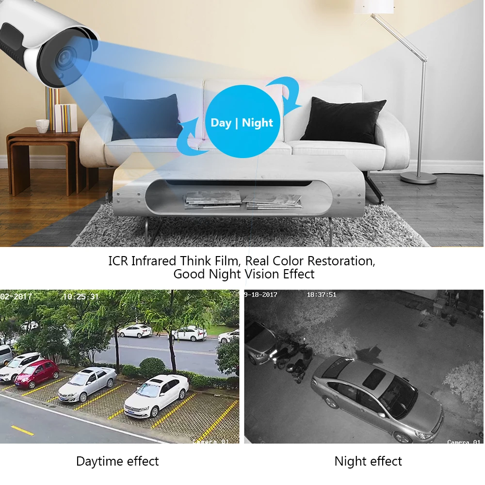 H.265 1080P POE IP камера 1MP/2MP/5MP наружная Водонепроницаемая домашняя камера безопасности 38 шт лампа ночного видения POE NVR система