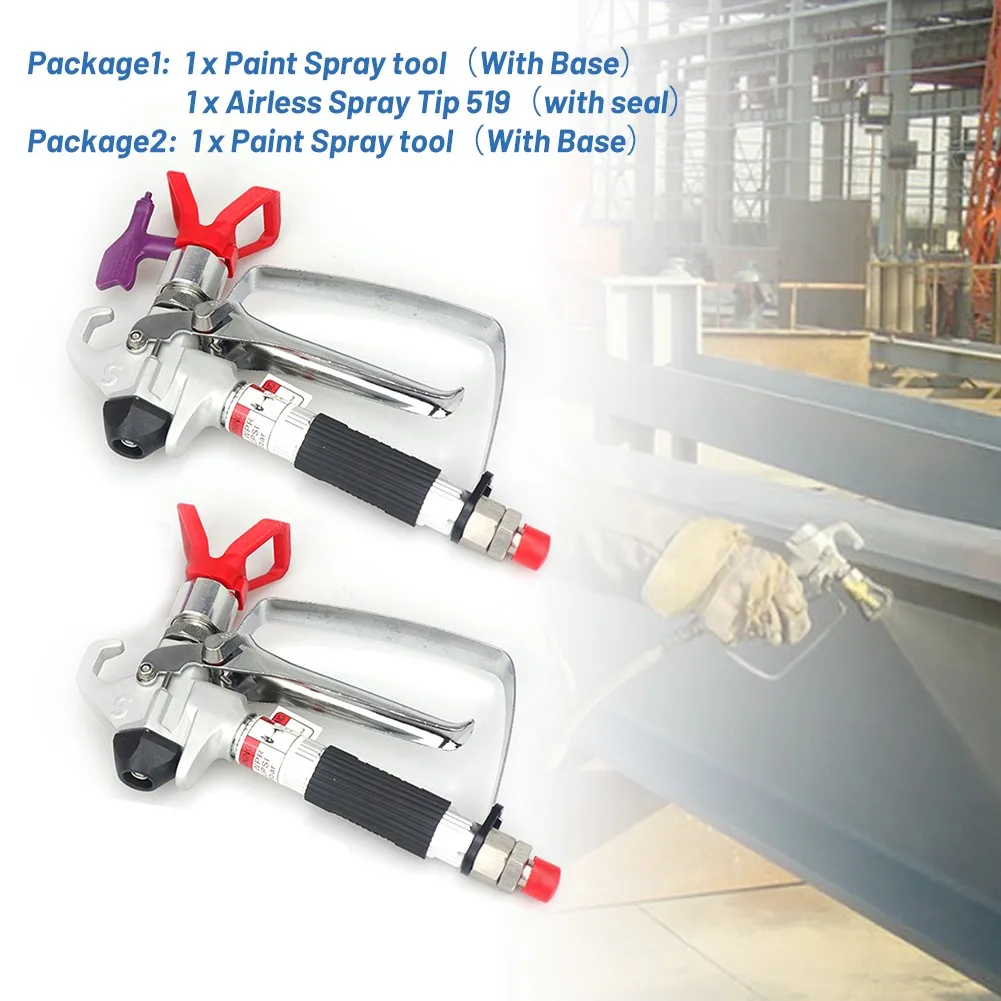 

3600psi 24.8 Mpa 519 Nozzle Airless Paint Spray Tool Guard Sprayers Accessories For Spray Paint Latex Fast Easy To Clean