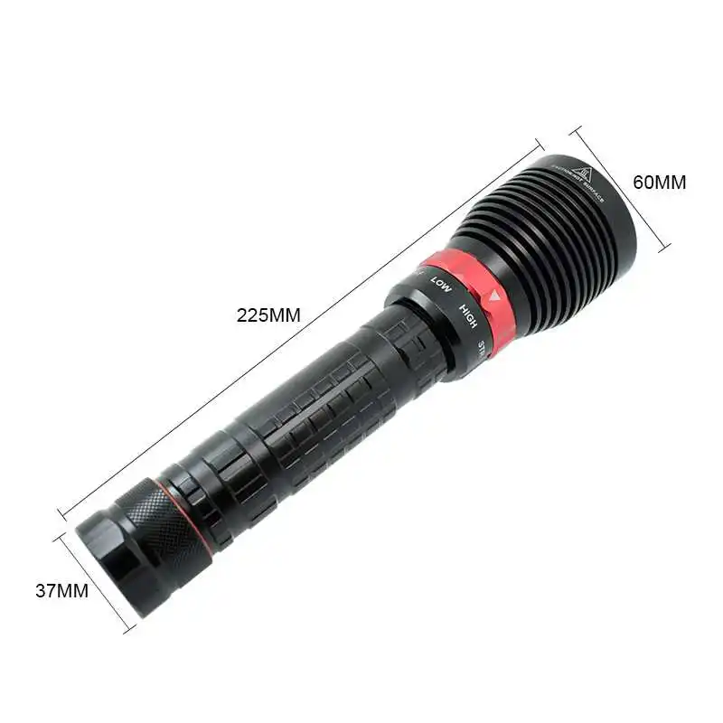 Мощный 2000 люмен фонарь для дайвинга XML L2 3 режима светодиодный светильник вспышка