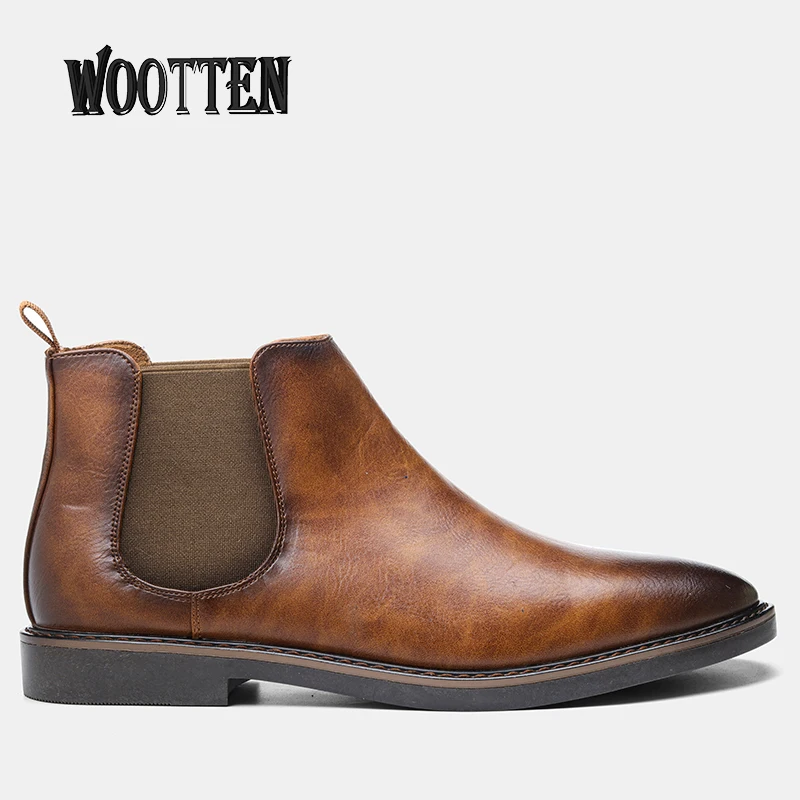 Ботильоны мужские ботинки челси Размер 40-46 2021 удобные модные брендовые для