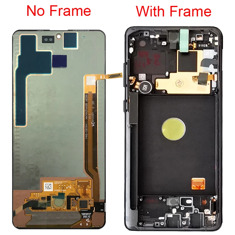 Cena Tested N770F LCD For Samsung Galaxy Note 10 Lite Display With Frame Super AMOLED Note10 Lite SM-N770F/DS LCD Touch Screen Parts
