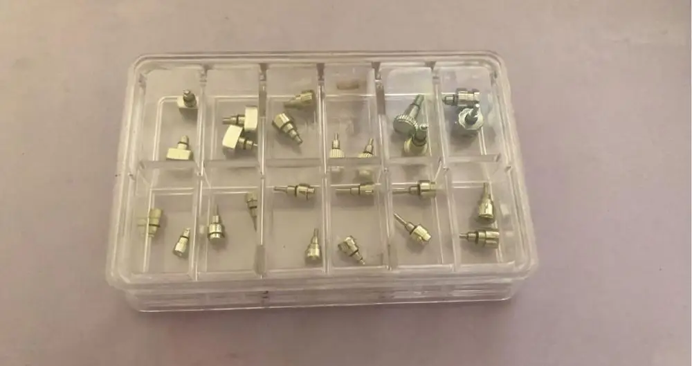 Бесплатная доставка 1 комплект водонепроницаемые серебряные толкатели из