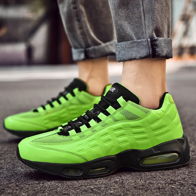 Мужские баскетбольные кроссовки на воздушной подушке дышащие сетчатые для