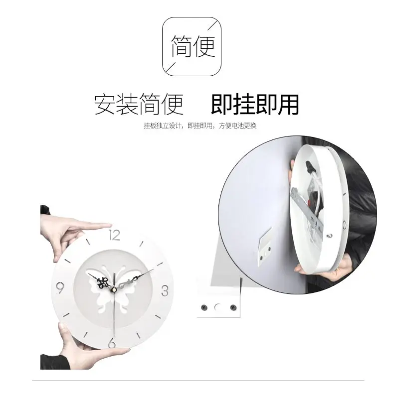 Прикроватная лампа настенная с часами для спальни креативная декоративная