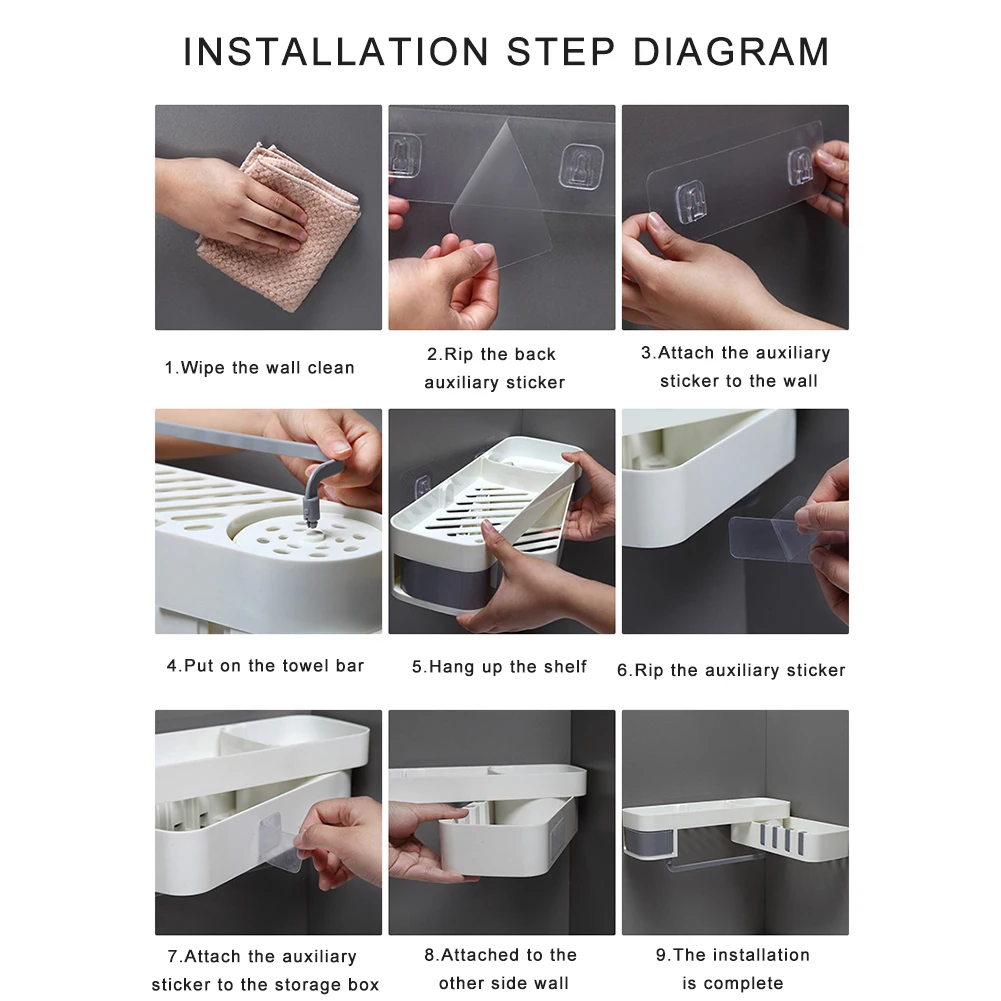 1 шт. угловая душевая полка для ванной комнаты шампунь держатель кухни стеллаж