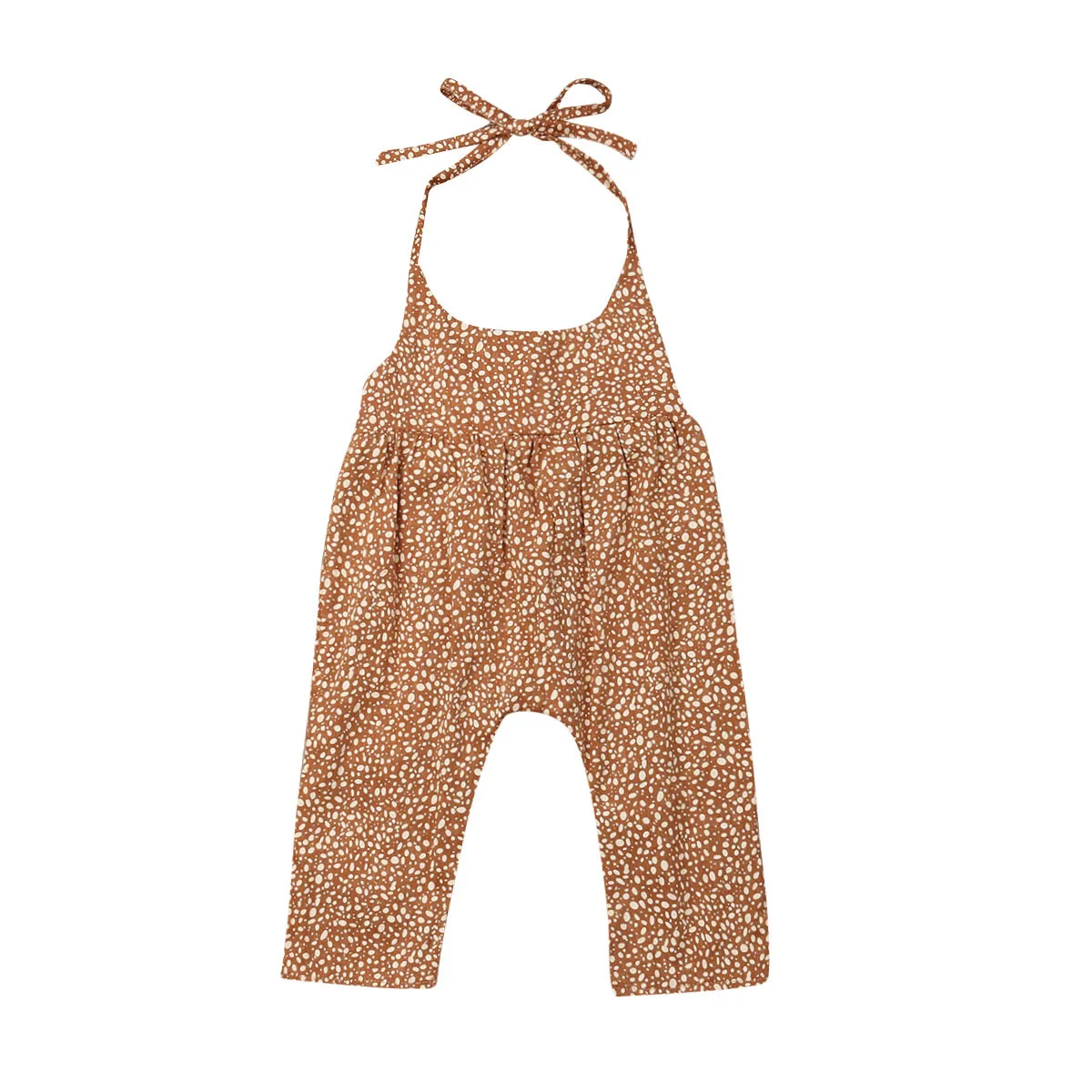 

2020 Children Summer Clothing 0-3Y Newborn Baby Girls Casual Floral Jumpsuit Lace Halter Romper Outfits Clothes Baby Clothing