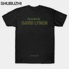 Мужская хлопковая футболка с принтом, круглый вырез, короткий рукав, новый стиль, режиссер Дэвида Линча, sbz8164