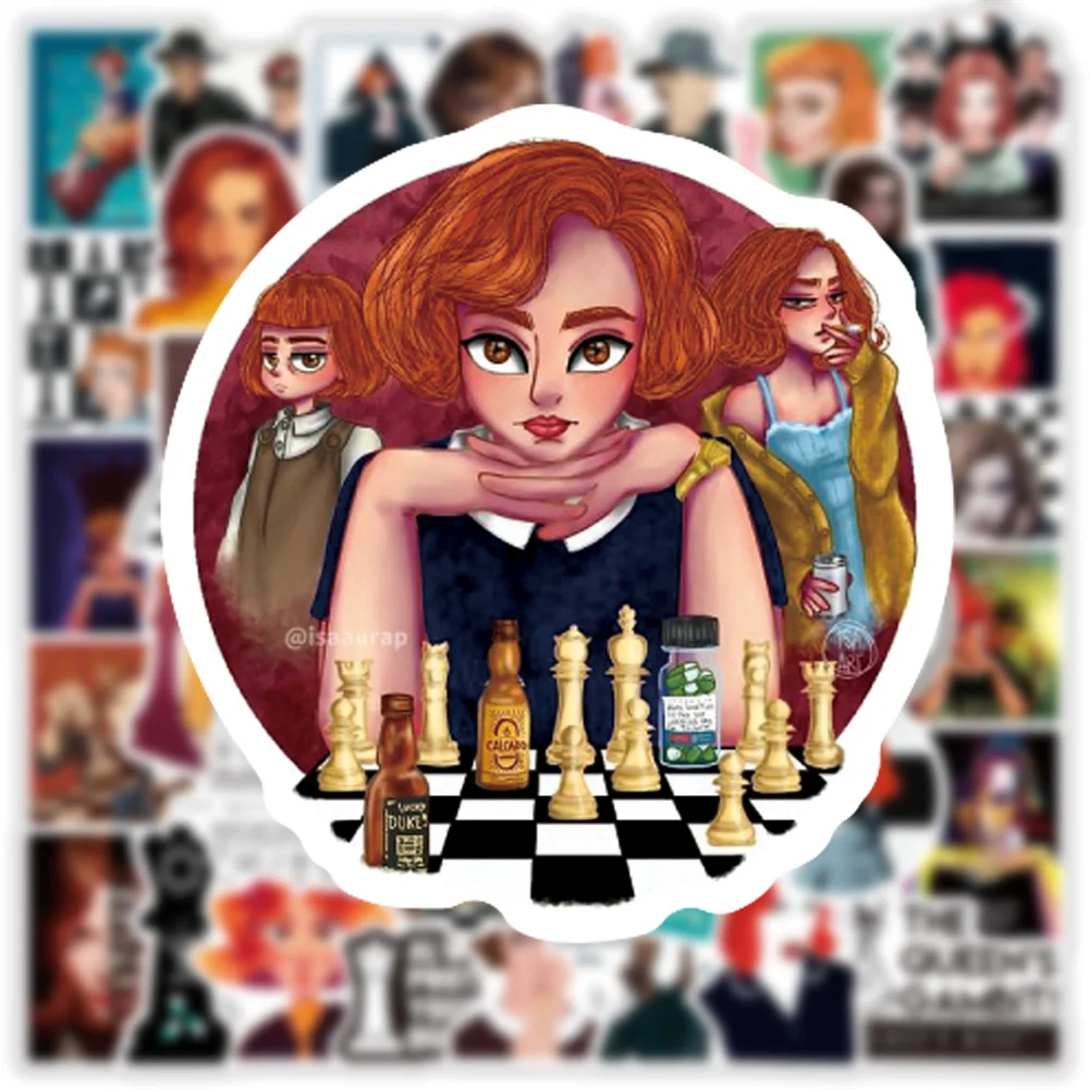 10/30/50 шт. новинка американская драма шахматная игра королевы граффити