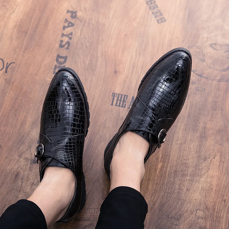 Men Shoes New Fashion High Quality Leather Shoes slip on Handmade Casual Formal Stylish Loafers Shoe men Zapatos De Hombre images - 6