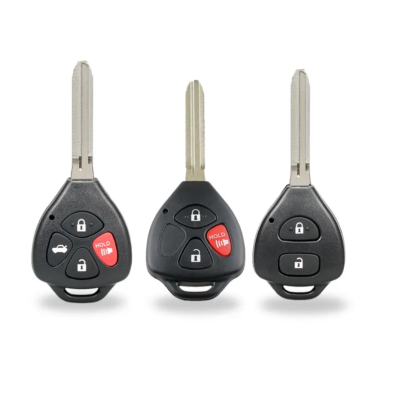 

3 кнопочный необработанный автомобильный пульт дистанционного управления чехол для ключа смарт-Брелок чехол для замены для Toyota Corolla RAV4 Yaris Venza tC xA xd