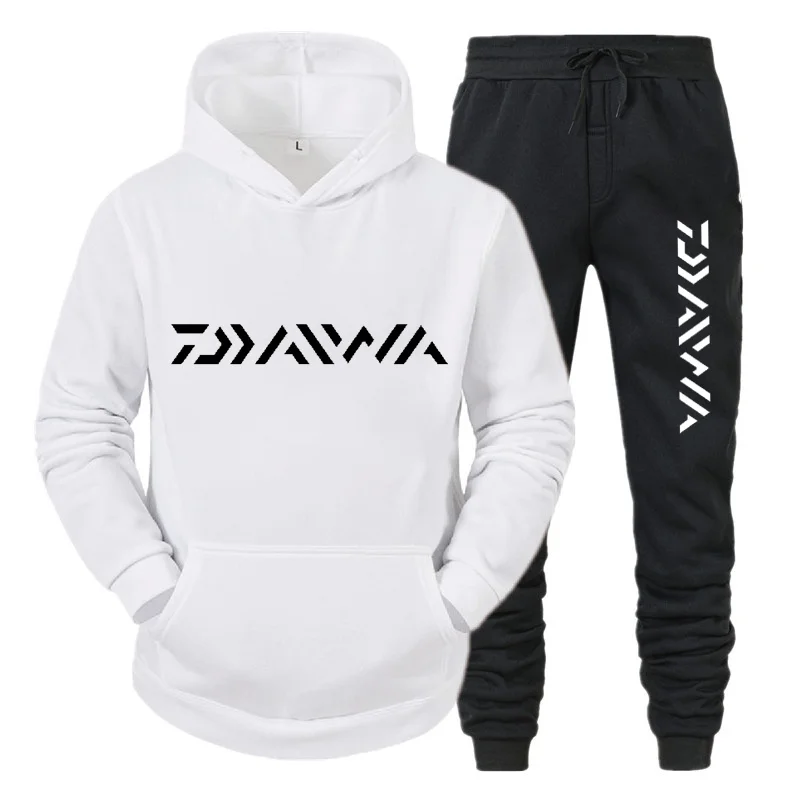 

Теплая Флисовая одежда DAIWA для рыбалки, зимние спортивные костюмы для активного отдыха, походная спортивная одежда, рубашка, штаны, мужская ...