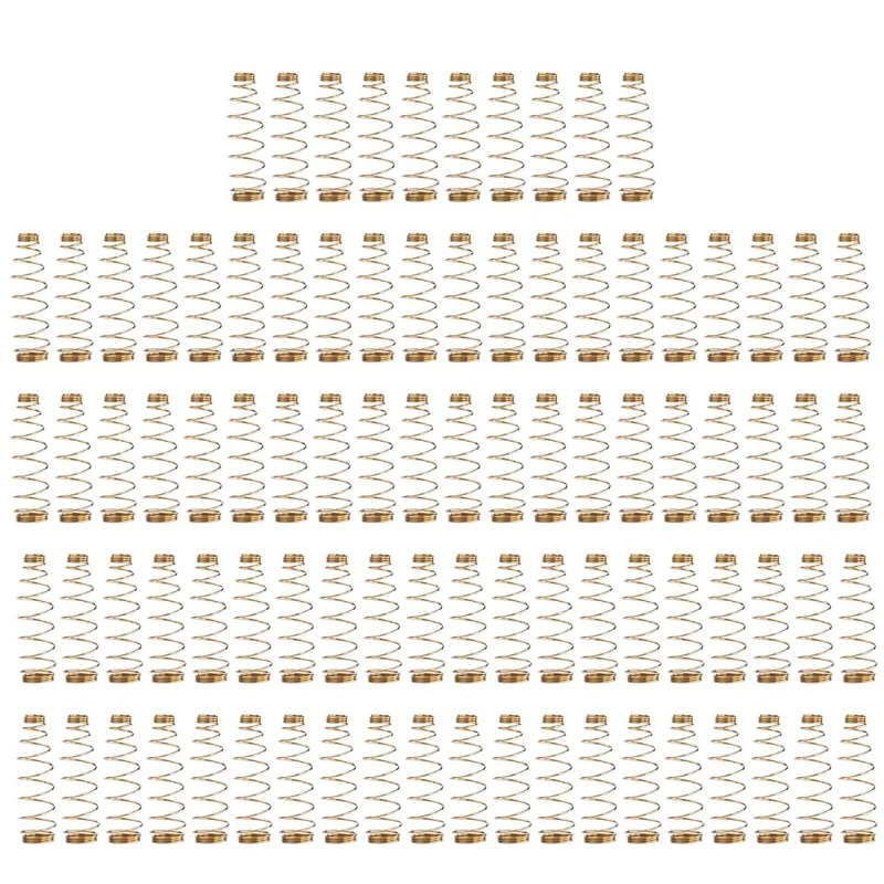 

90Pcs Piano Springs Piano Jack Spring Piano Brass Coil Spiral Piano Repair Parts