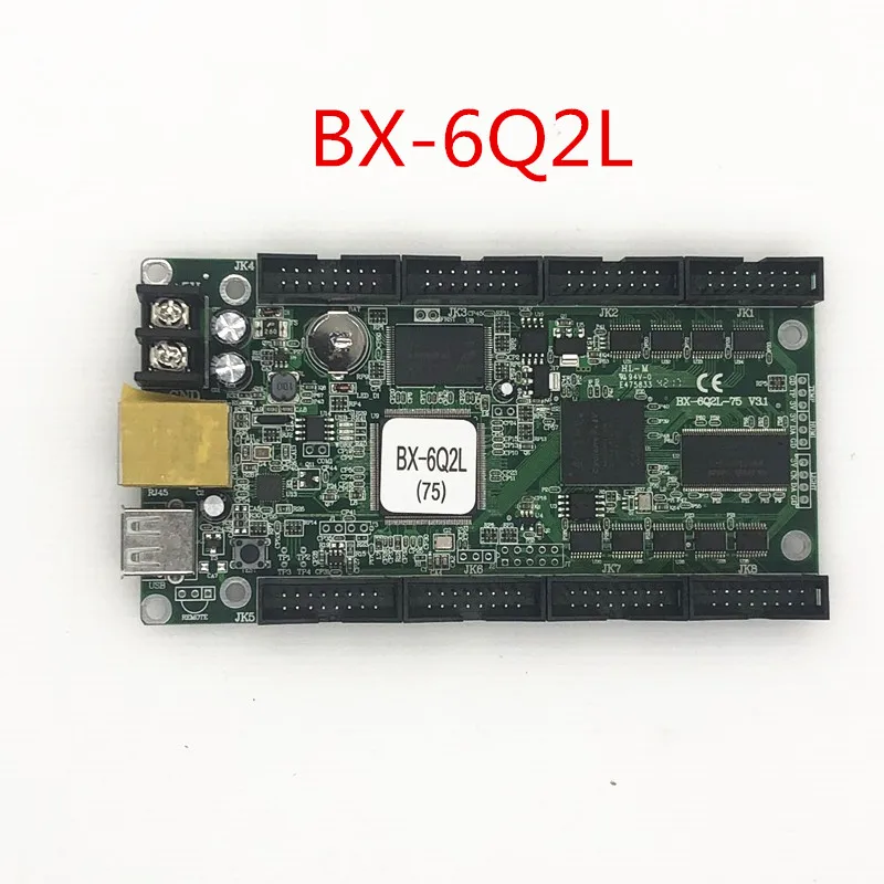 

BX-6Q2L Ethernet+USB Onbon Asynchronous Video LED screen controller card 8 Groups HUB75 supports 1/32 scan