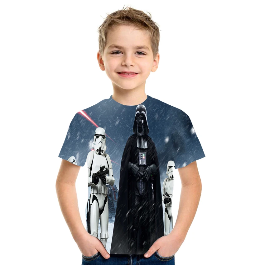 

Новинка 2021, детская одежда, летняя футболка с коротким рукавом и аниме-рисунком, Повседневная Свободная футболка в стиле хип-хоп с 3D-принтом,...