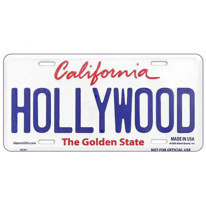 

Cartoons Car Sticker California Passport Outatime Car Styling Vinyl Motorcycl Decals Cover Scratches Waterproof PVC 13cm X 7cm