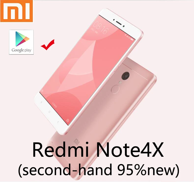 

Redmi note4X mobile phone second hand smartphone for kids for old people 95new with new battery