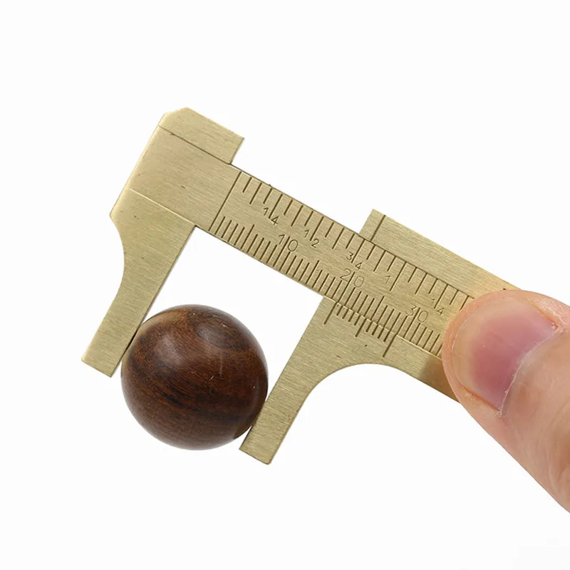 Мини латунные раздвижные Штангенциркули линейка микрометр измерительные