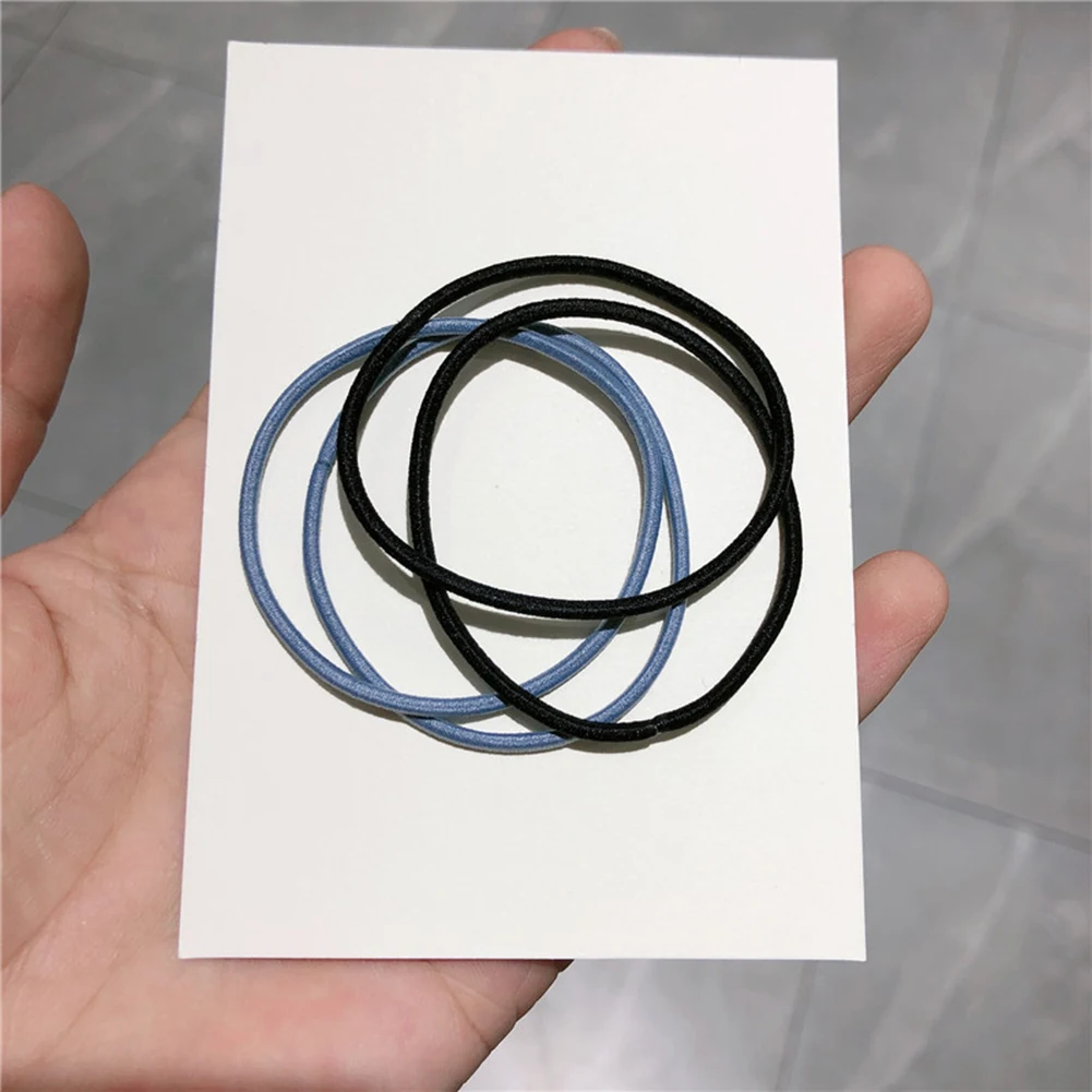 

100pcs New Girls Colorful Basic Elastic Hair Bands Ponytail Holder Scrunchies Kids Hair Ropes Rubber Bands Hair Accessories