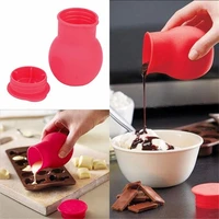 silicone chocolate melting cup diy baking accessories silicone mold baking tools for cakes chocolate mold goods for the kitchen