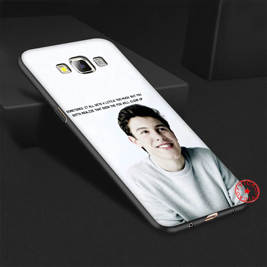Черный мягкий силиконовый чехол Singer Shawn Mendes для samsung Galaxy A70S A20E A2 J4 J6 Plus Core J7 Duo J8 TPU |