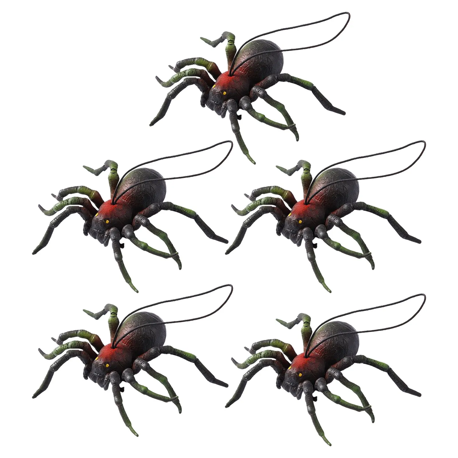 Имитация паука Шутки Игрушка реалистичное насекомое животное модель из ПВХ