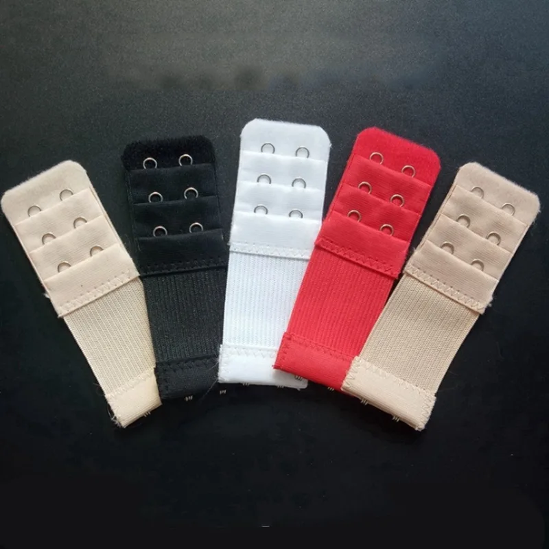 Women Bra Extender 3 Rows 2 Hooks Elastic Adjustable Lengthen Clasp for Underwear PR Sale