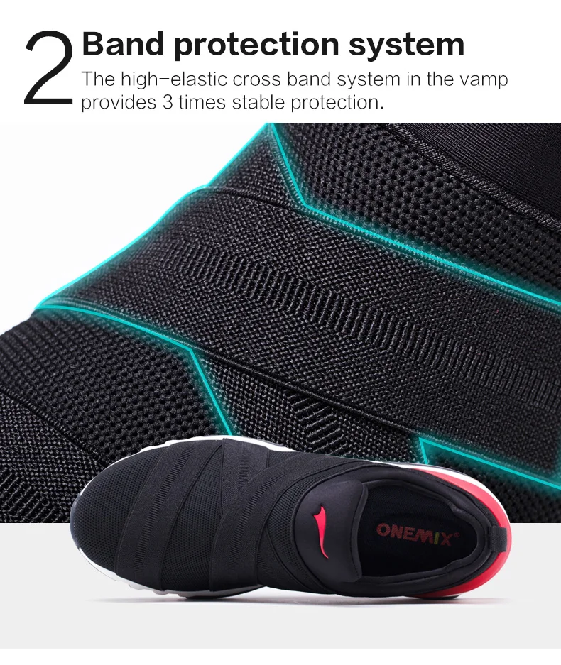 ONEMIX Для мужчин кроссовки для женщин Zapatillas спортивные беговые на воздушной